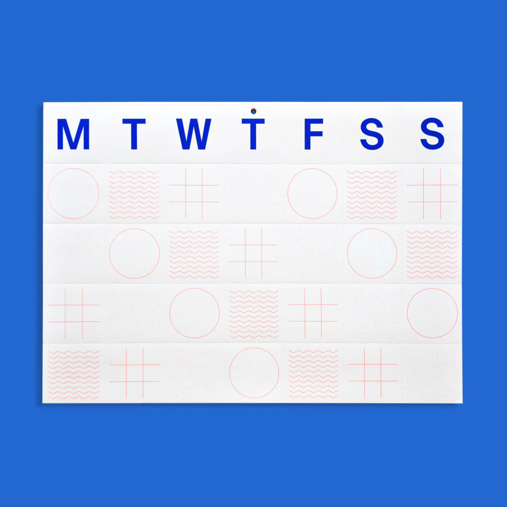 SUPERWEEK — Blue (semainier)