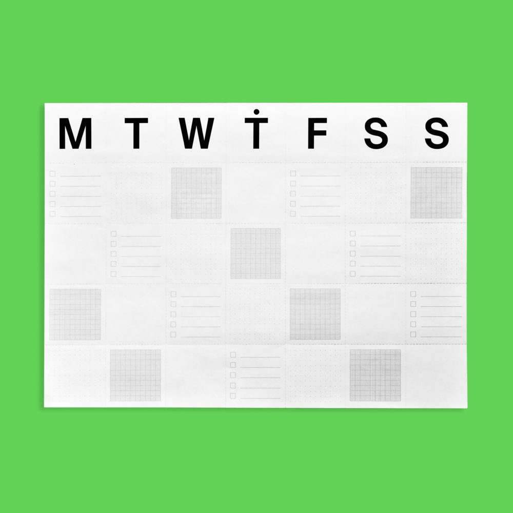 SUPERWEEK – Silver (weekly planner)