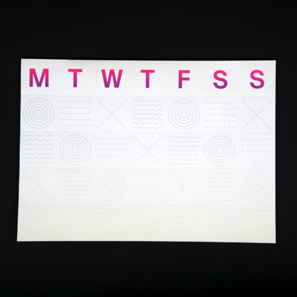 SUPERWEEK — Dégradé (semainier)