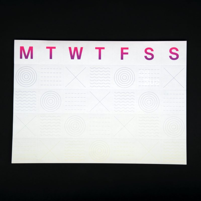 SUPERWEEK — Dégradé (semainier)